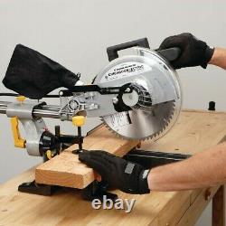 10 Dans. Sliding Compound Miter Saw Precision Cross, Bevel And Miter Cuts
