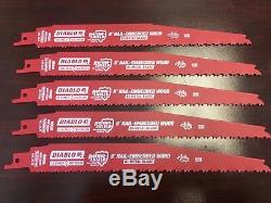 100 Freud Diablo 9 Recip Blades Bois Ds0912bw Fits Dewalt 20v Sawzalls