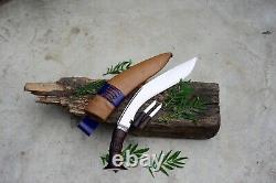 13 pouces Gurkha khukuri - Kukri fait main - Couteau de coupe - Lame pleine - Couteau de fermier dao