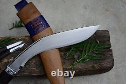 13 pouces Gurkha khukuri - Kukri fait main - Couteau de coupe - Lame pleine - Couteau de fermier dao