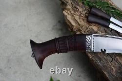 13 pouces Gurkha khukuri - Kukri fait main - Couteau de coupe - Lame pleine - Couteau de fermier dao