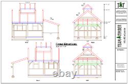 14'x16' Maple Sugar House Avec 8'x10' Lean- To Cnc Cadre En Bois Précuit