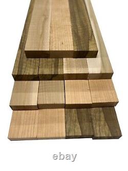 15 Pack, Cerise, Ambroisie, Blocs de planches de découpe en Limba noir 3/4 x 2 x 48