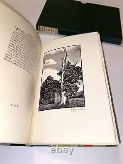 1928 West Running Brook Robert Frost Signé 1ère Édition Autograph Wood Cuts