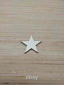 4000 7/8 Pouces (. 875) Mini Wood Stars Laser Cut Drapeau Making Wood Stars Rust