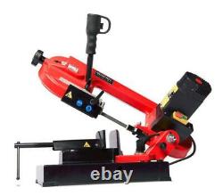 5 Amp Portable Universal Cutting Band Saw Metal Iron Tool Cast Vise Duty