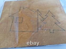 5 Nouvelles Grandes Matrices Accucut Taille Bois Avant 9 3/4 X 11 3/4 (lot1)