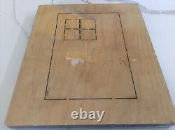 5 Nouvelles Grandes Matrices Accucut Taille Bois Avant 9 3/4 X 11 3/4 (lot1)