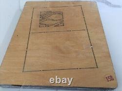 5 Nouvelles Grandes Matrices Accucut Taille Bois Avant 9 3/4 X 11 3/4 (lot1)