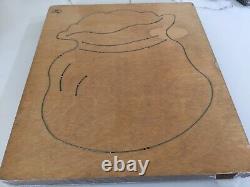 5 Nouvelles Grandes Matrices Accucut Taille Bois Avant 9 3/4 X 11 3/4 (lot2)