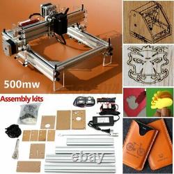 500mw DC 12v Bricolage Mini Gravure Laser Machine De Découpe Kit D'imprimante De Bureau
