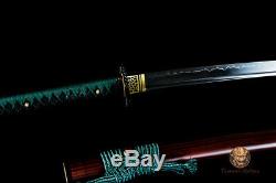 Argile Trempée Samurai Japonais Katana T10 Acier Lame De Coupe Épée Rasoir Sharp