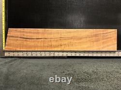 BILLET DE BOIS Koa Frisé Hawaïen DE QUALITÉ MASTER 24 x 5 x 1.875+