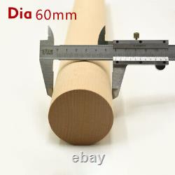 Bâtonnets en bois de hêtre de 30 cm tiges de bois de 30 cm Bâtons de bricolage 6 60 mm Dia DIY