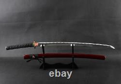 Battle Ready 1095 Acier Japonais Samurai Katana Sharp Pratique Sword Cut Bambou
