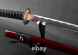 Battle Ready 1095 Acier Japonais Samurai Katana Sharp Pratique Sword Cut Bambou