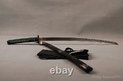 Battle Ready Japanese Samurai Katana Full-tang Sharp Practice Sword Cut Bamboo