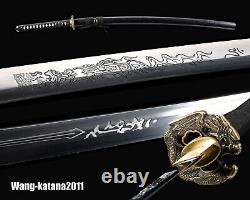 Battle Ready Sharp 1095 Steel Practice Katana Japanese Samurai Sword Cut Bamboo
