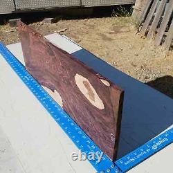 Bois de rose du Honduras G1 0.625x9.5x27.5 Bloc de bois pour projets de menuiserie