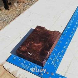 Bois de rose hondurien Burl G1 1.625x4.875x7 pour projets de menuiserie