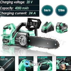 Chain-saw Sans Fil 10chain-saw Électrique 20v Battery Powered Chainsaw Coupe Bois