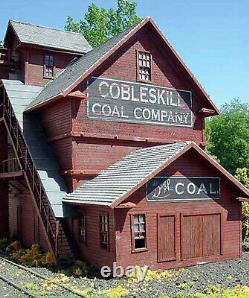 Cobleskill Coal Ho Model Railroad Structure Non Peinte Laser-cut Wood Kit La698