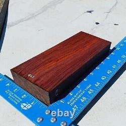 Cocobolo mexicain G1 1.875x3.75x9.25 Plancher de bois brut pour projets de menuiserie