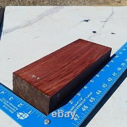 Cocobolo mexicain G1 1.875x3.75x9.25 Plancher de bois brut pour projets de menuiserie