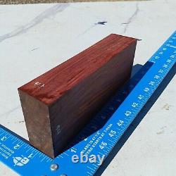 Cocobolo mexicain G1 1.875x3.75x9.25 Plancher de bois brut pour projets de menuiserie