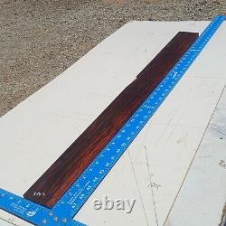 Cocobolo mexicain G1 1x3.125x37.375 Bloc de bois brut pour projets de menuiserie