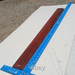 Cocobolo mexicain G1 1x3.125x37.375 Bloc de bois brut pour projets de menuiserie