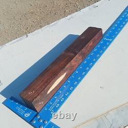 Cocobolo mexicain G1 2.5x2.5x16.25 Bois brut pour projets de menuiserie