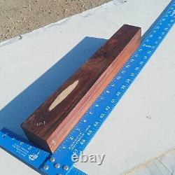 Cocobolo mexicain G1 2.5x2.5x16.25 Bois brut pour projets de menuiserie