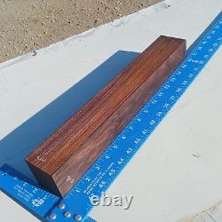 Cocobolo mexicain G1 2.5x2.5x16.25 Bois brut pour projets de menuiserie