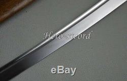 Couteau Katana En Bambou Taillé Dans La Main D'épée De Ninja Fait Main En Acier Au Carbone À Haute Teneur En Carbone