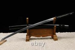 De Haute Qualité Japonais Samurai Sword Katana Full Tang Shapr Blade Peut Couper Bamoo