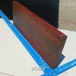 Ébauche de bois Cocobolo mexicain G1 1.25x8.875x24.25 pour projets de menuiserie