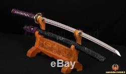 Épée De Samourai Japonais De Haute Qualité Katana Lame Complète Pleine Longueur Peut Couper Bamoo