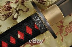 Épée De Samouraï Japonais Katana 1060 - Lame Pleine En Acier Au Carbone Haute En Carbone Pouvant Couper Un Arbre