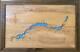 Fulton Chain Of Lakes, New York Laser Cut Wood Map Wall Art Made To Order