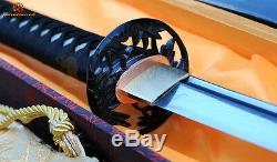Handmade Japanese Samurai Sword Katana Plie En Acier Lame Coupe Tatami Sharp Can