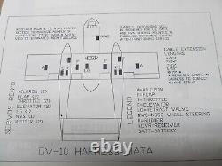 Hobby Hangar Ov-10 Bronco Radio Airplane Contrôlé Laser Cut Short Kit Nouveau