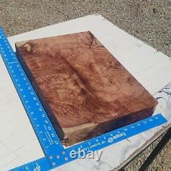 Honduran Rosewood Burl G1 2.875x12.75x18 Plancher en bois brut pour projets de menuiserie