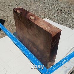 Honduran Rosewood Burl G1 2.875x12.75x18 Plancher en bois brut pour projets de menuiserie