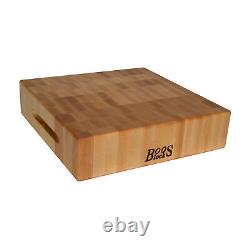 John Boos Block CCB183-S Planche à découper réversible en bois d'érable grain de bout classique