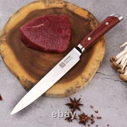 Kitchen Knife Set Acier Inoxydable Allemand Santoku Chef Slicer Sliding Cut
