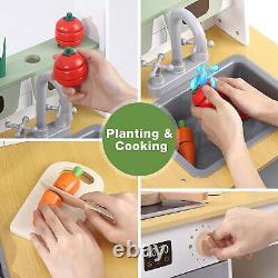 Kitchen Play Set For Kids Pretend Playset Cutting Toy Cuisine Filles Des Tout-petits Garçons