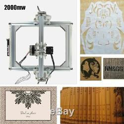 Machine De Gravure Laser Kit Diy Sculpture Coupe 3000mw Imprimante De Bureau En Bois Outil
