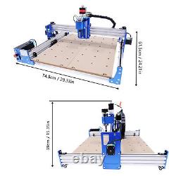 Machine de découpe et de gravure CNC à 3 axes pour le fraisage et la sculpture sur bois 4040 industrielle