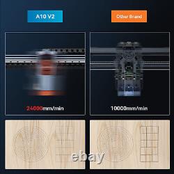 Machine de découpe et gravure laser CNC Atomstack A10 V2 12W 400x400mm Contrôle par APP